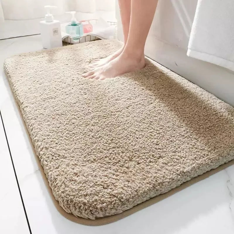 Fluffy Absorbent Non-Slip Bathroom Mat — Ultra Soft Rug for Shower, Spa & Bedroom | Aura Vibes