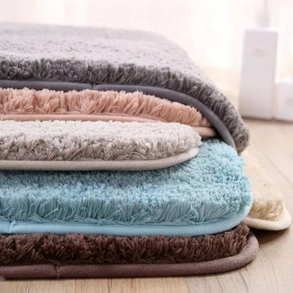 Fluffy Absorbent Non-Slip Bathroom Mat — Ultra Soft Rug for Shower, Spa & Bedroom | Aura Vibes