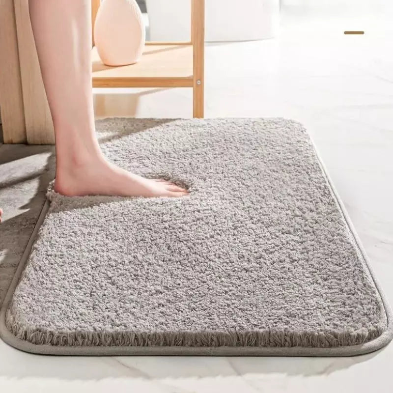 Fluffy Absorbent Non-Slip Bathroom Mat — Ultra Soft Rug for Shower, Spa & Bedroom | Aura Vibes