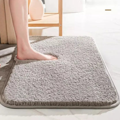 Fluffy Absorbent Non-Slip Bathroom Mat — Ultra Soft Rug for Shower, Spa & Bedroom | Aura Vibes