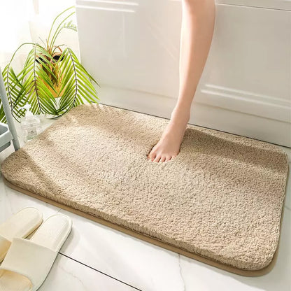 Fluffy Absorbent Non-Slip Bathroom Mat — Ultra Soft Rug for Shower, Spa & Bedroom | Aura Vibes