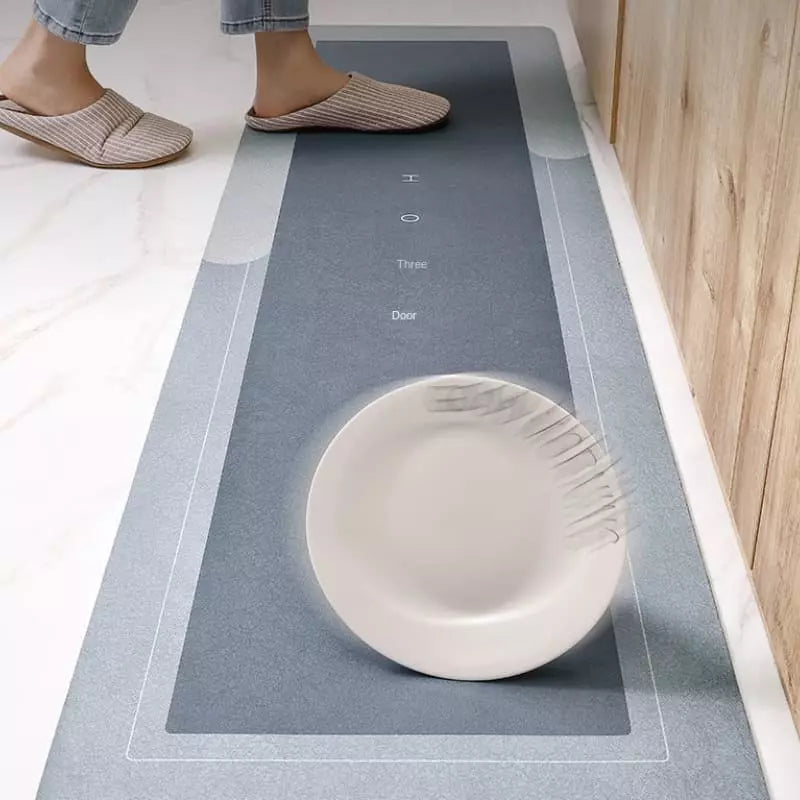 Premium Absorbent Kitchen Mat – Non-Slip Quick-Dry Rug for Home Safety