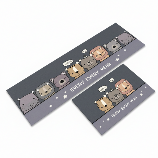 Animal Collection Anti-Slip Kitchen Mat Set – Durable Comfort for Home Cooking