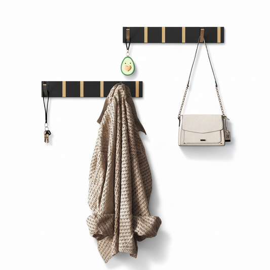 Luxus Retractable Wall Hooks – Space-Saving Home Organization Solution