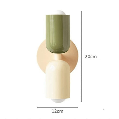 Minimalist Dual Wall Sconce – Contemporary Decorative Wall Light for Bedroom & Living Room