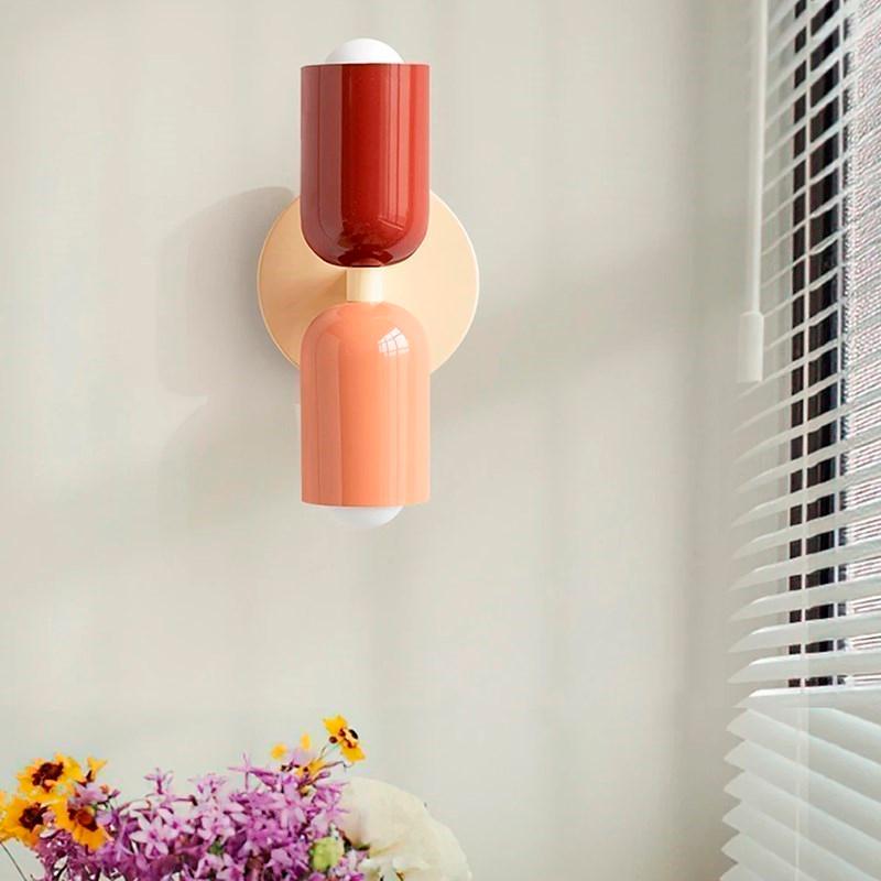 Minimalist Dual Wall Sconce – Contemporary Decorative Wall Light for Bedroom & Living Room