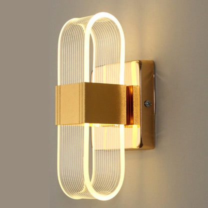 Adjustable Acrylic Wall Light by Arandecor – Stylish LED Sconce for Bedroom, Living Room & Office