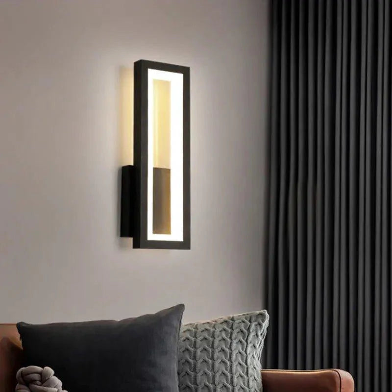Minimalist LED Wall Sconce for Living Room – Modern Interior Lighting for Bedroom, Hallway & Office