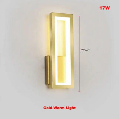 Minimalist LED Wall Sconce for Living Room – Modern Interior Lighting for Bedroom, Hallway & Office