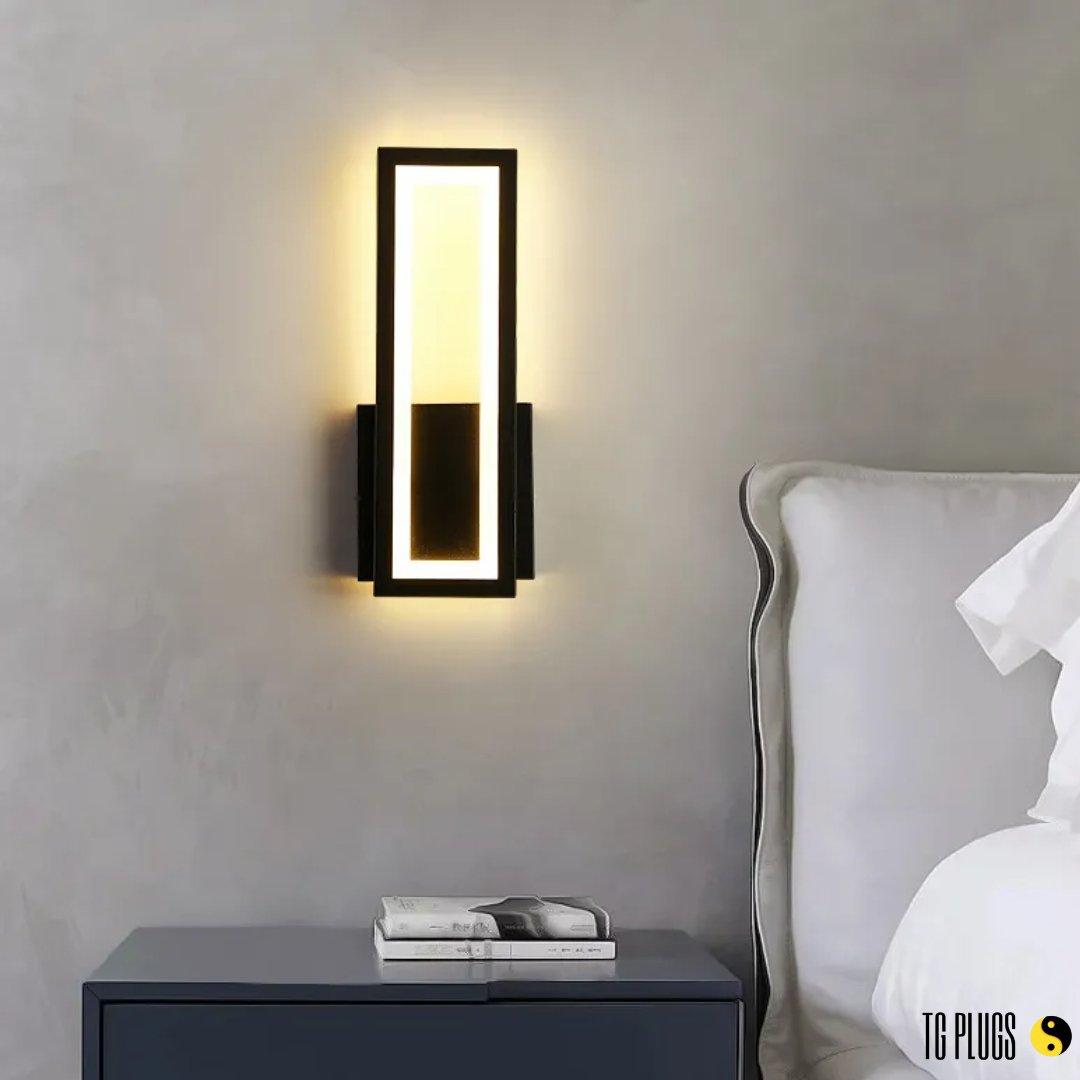 Minimalist LED Wall Sconce for Living Room – Modern Interior Lighting for Bedroom, Hallway & Office