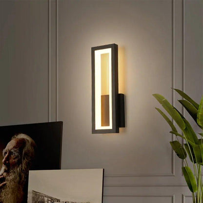 Minimalist LED Wall Sconce for Living Room – Modern Interior Lighting for Bedroom, Hallway & Office