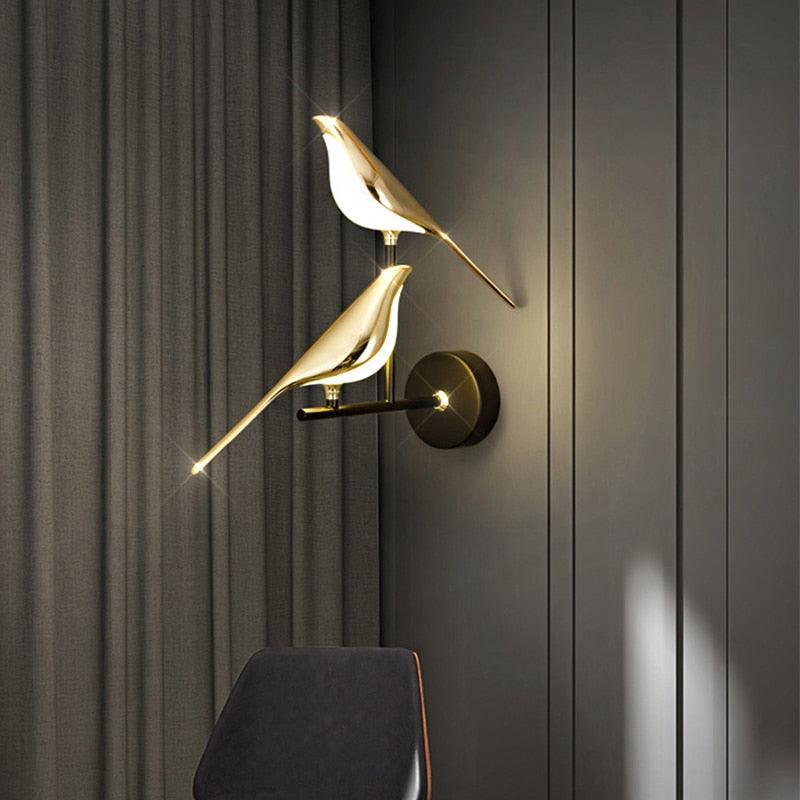 Nordic Bird Wall Sconce – Elegant Modern Decorative Wall Light for Living Room & Bedroom