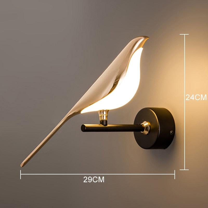 Nordic Bird Wall Sconce – Elegant Modern Decorative Wall Light for Living Room & Bedroom