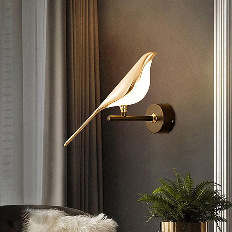 Nordic Bird Wall Sconce – Elegant Modern Decorative Wall Light for Living Room & Bedroom