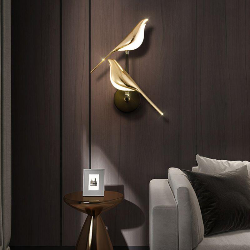 Nordic Bird Wall Sconce – Elegant Modern Decorative Wall Light for Living Room & Bedroom