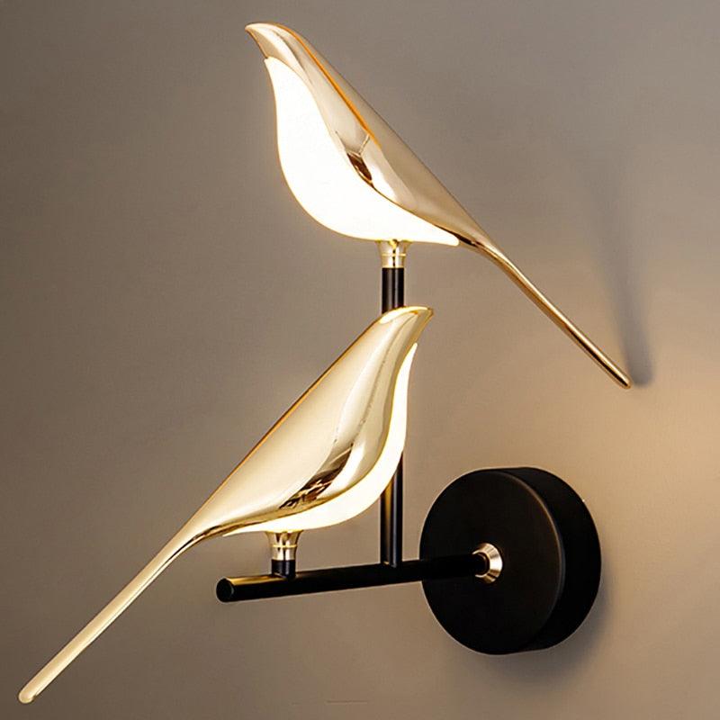Nordic Bird Wall Sconce – Elegant Modern Decorative Wall Light for Living Room & Bedroom