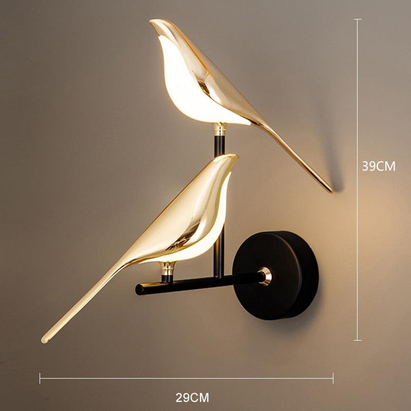 Nordic Bird Wall Sconce – Elegant Modern Decorative Wall Light for Living Room & Bedroom