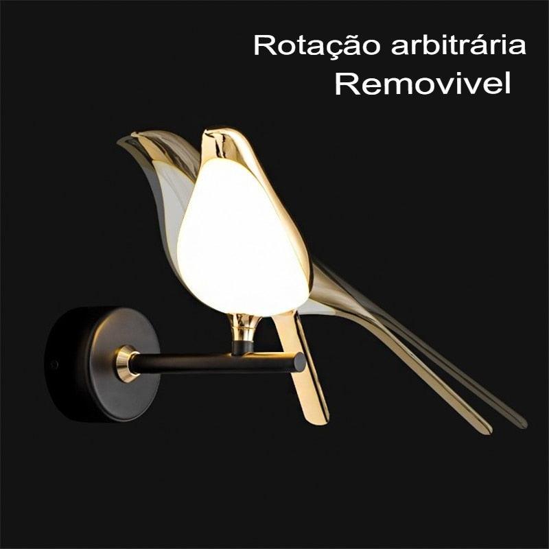 Nordic Bird Wall Sconce – Elegant Modern Decorative Wall Light for Living Room & Bedroom