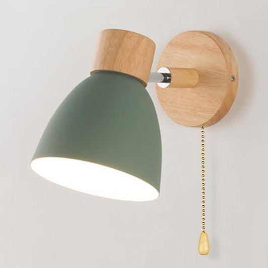 Woodsick Wall Sconce with built-in switch