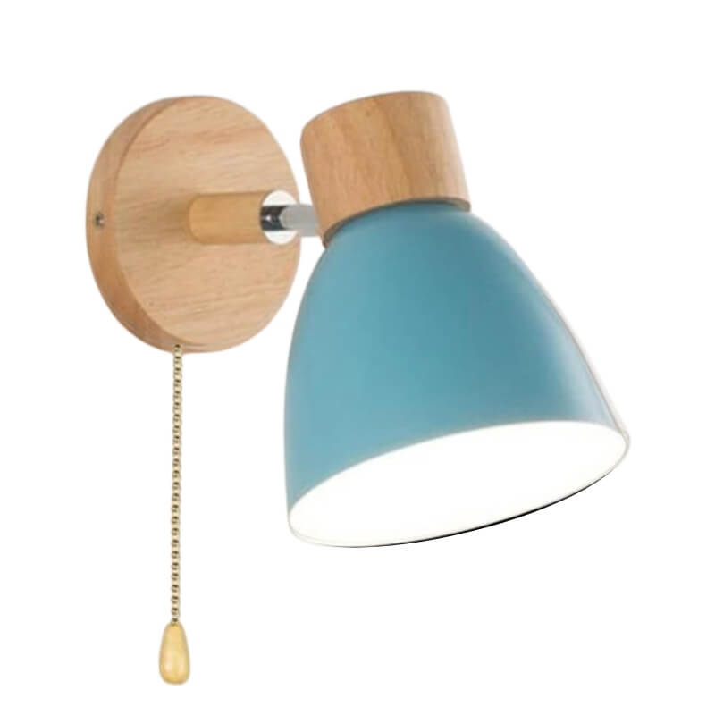 Woodsick Wall Sconce with built-in switch
