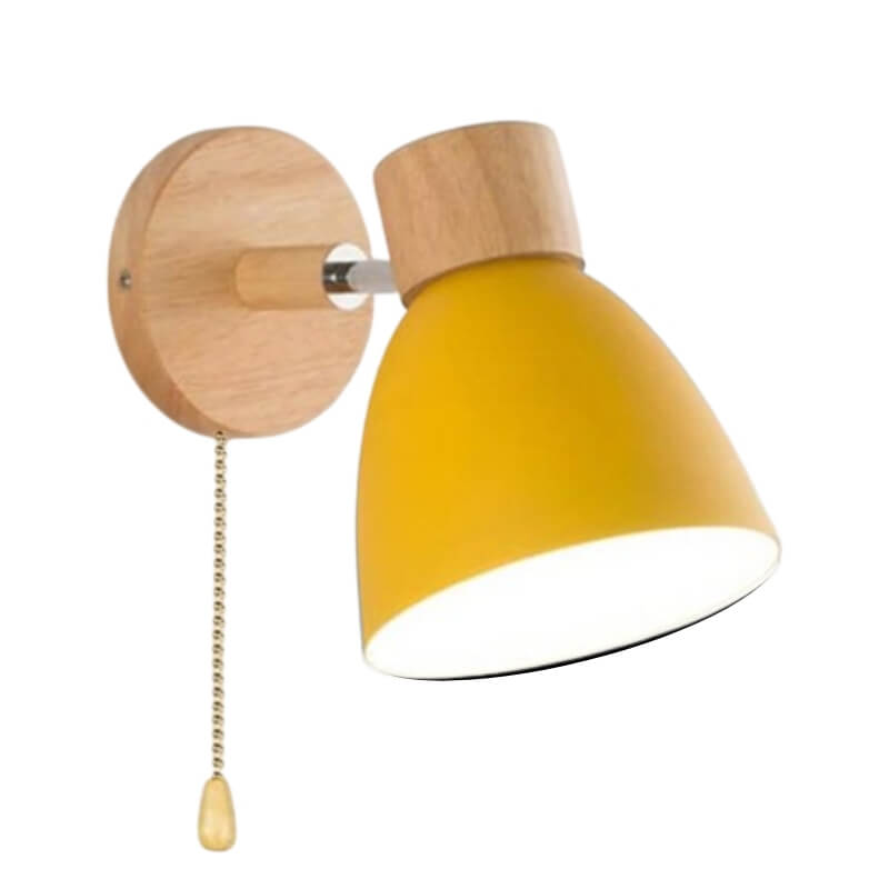 Woodsick Wall Sconce with built-in switch