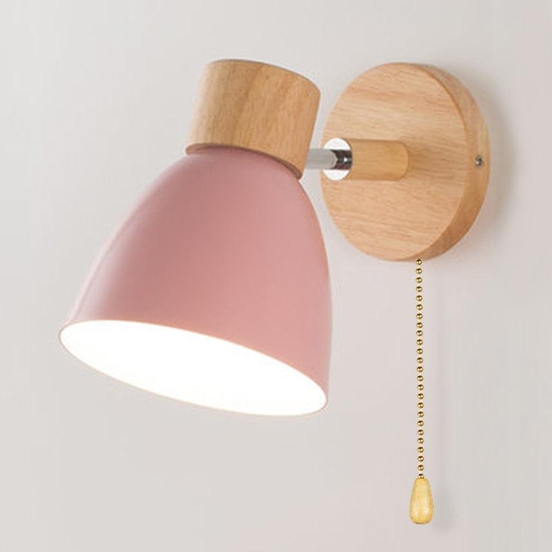 Woodsick Wall Sconce with built-in switch