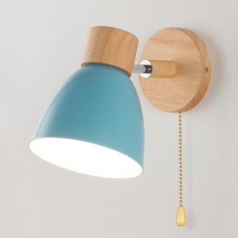 Woodsick Wall Sconce with built-in switch