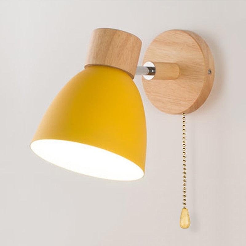 Woodsick Wall Sconce with built-in switch