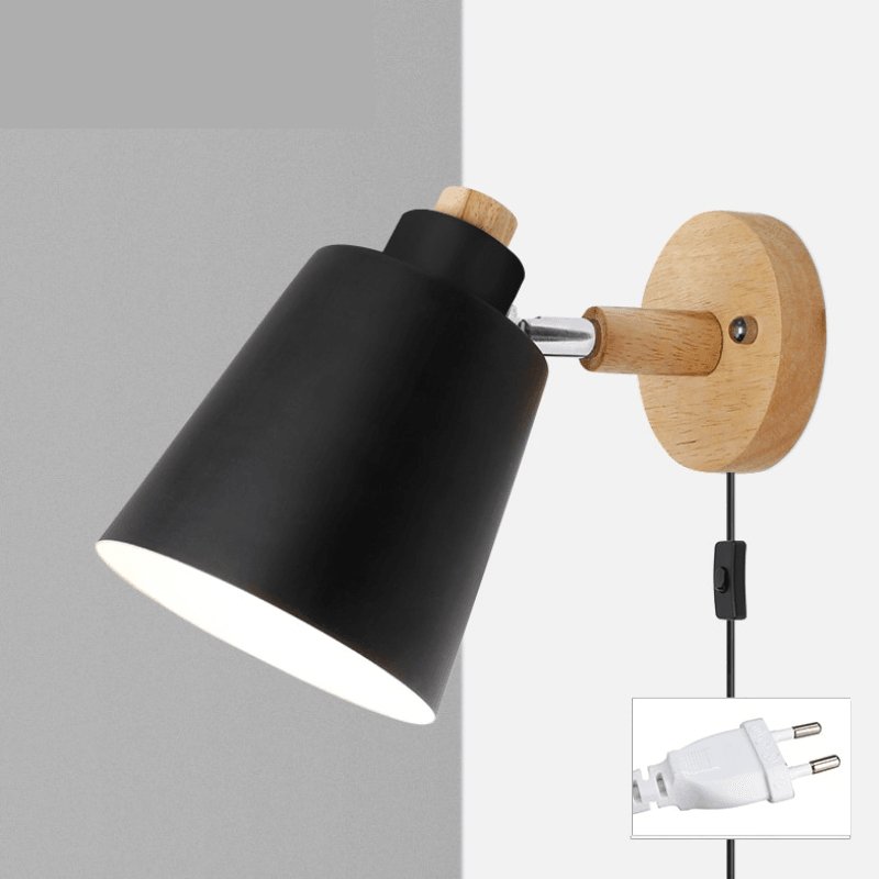 Woodsick Minimalist Wall Sconce – Modern Decorative LED Wall Lamp for Indoor Spaces