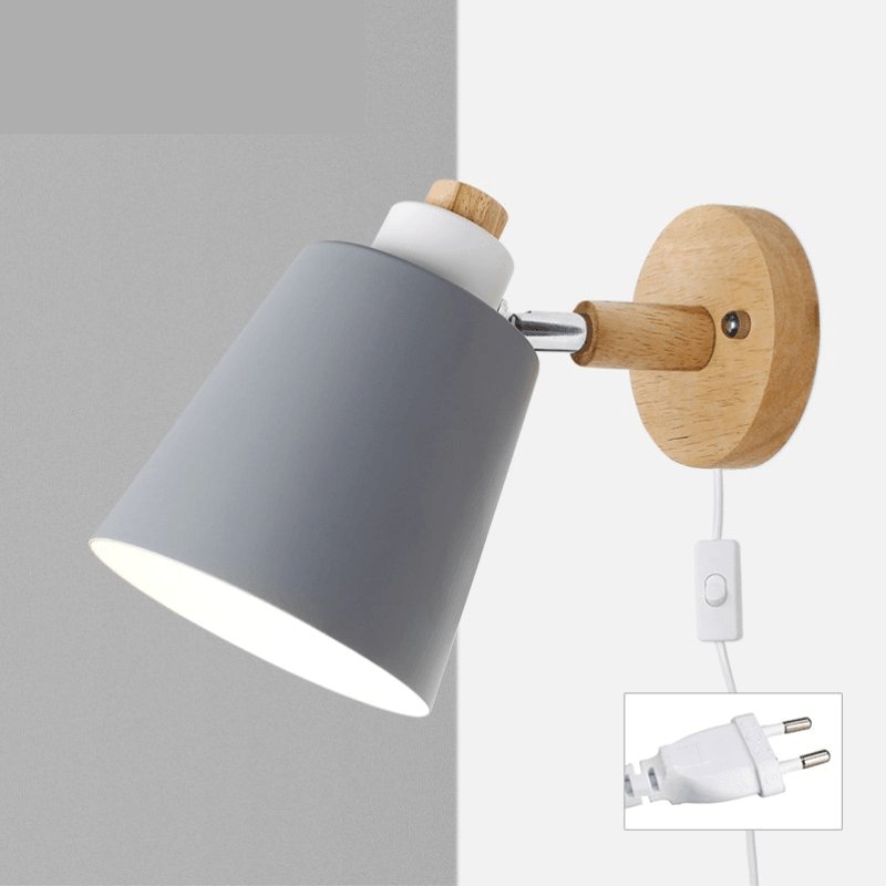 Woodsick Minimalist Wall Sconce – Modern Decorative LED Wall Lamp for Indoor Spaces