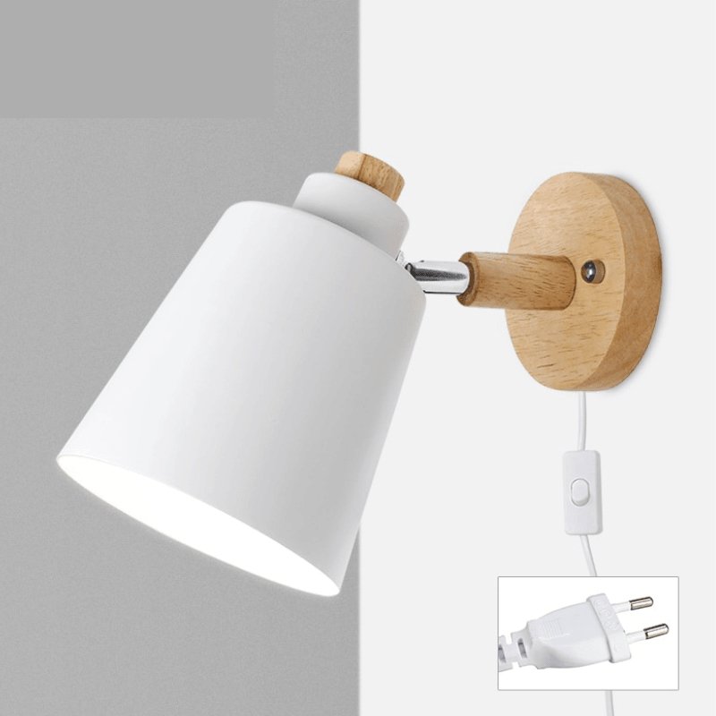 Woodsick Minimalist Wall Sconce – Modern Decorative LED Wall Lamp for Indoor Spaces