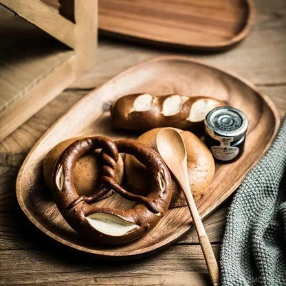 Acacia Wood Serving Tray – Rustic Elegance & Functional Kitchenware
