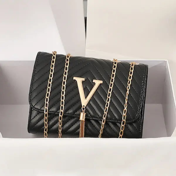 Bolsa Compacta em Couro Valerina