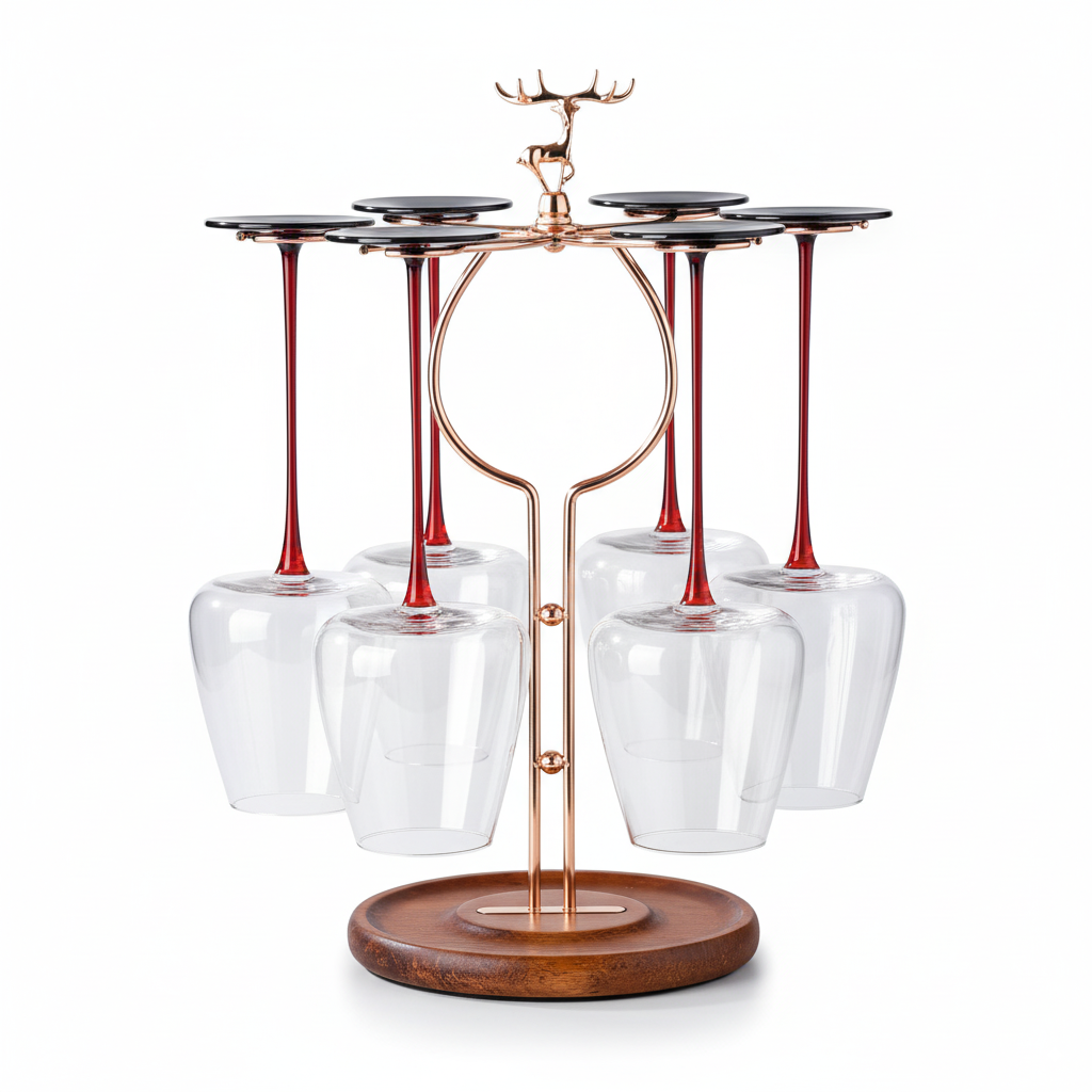 Wine & Champagne Glass Rack – Elegant Bar & Home Organizer