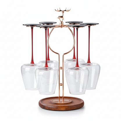 Wine & Champagne Glass Rack – Elegant Bar & Home Organizer