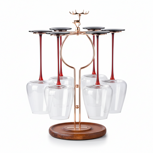 Wine & Champagne Glass Rack – Elegant Bar & Home Organizer