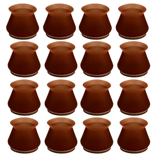 16-Piece Silicone Furniture Leg Protector Kit – Anti-Scratch & Noise Reduction