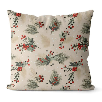 Set of 4 Delicate Christmas Pillow Covers