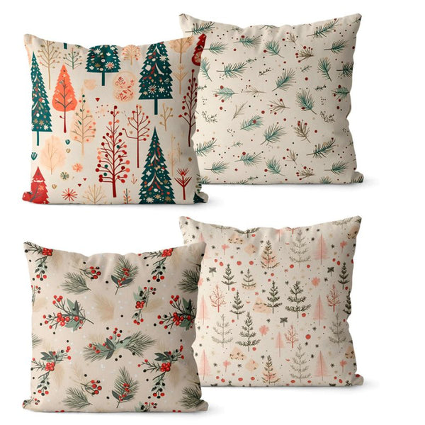 Conjunto 4 Capas de Almofadas Delicadas