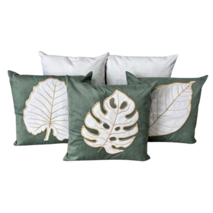 5-Piece Boho Chic Embroidered Pillow Cover Set