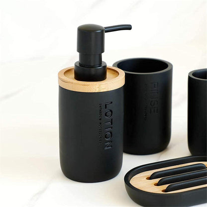 Bathroom Elegance Set (4 Pieces) – Modern Luxury Bath Accessories