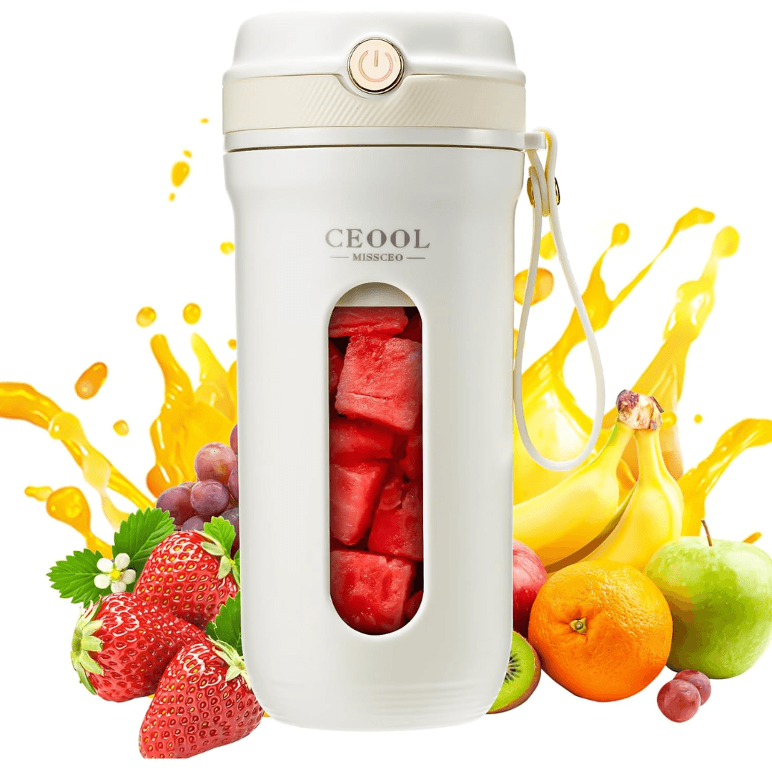 2-in-1 Portable Blender FreshTg – Rechargeable Smoothie Maker for Home, Travel & Gym