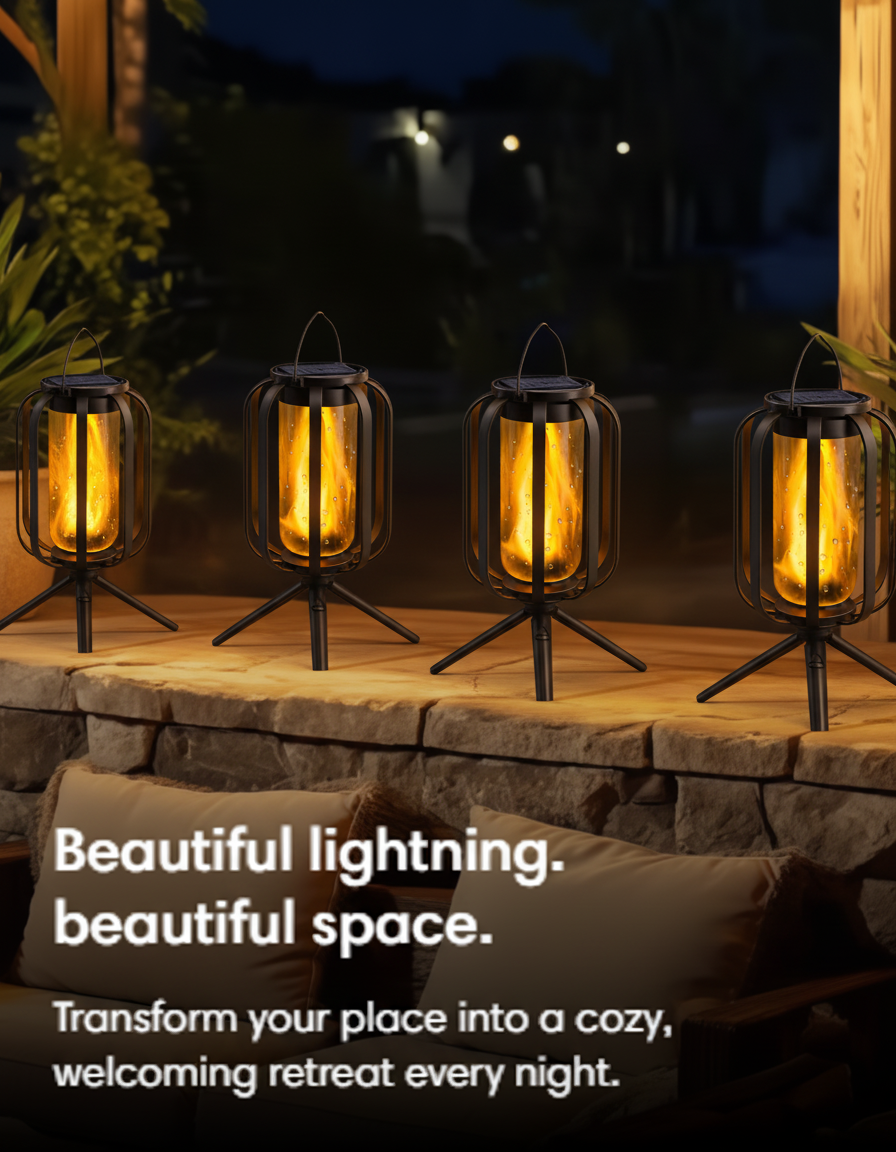 FlameGlow | Always light, even without a power outlet or sunlight