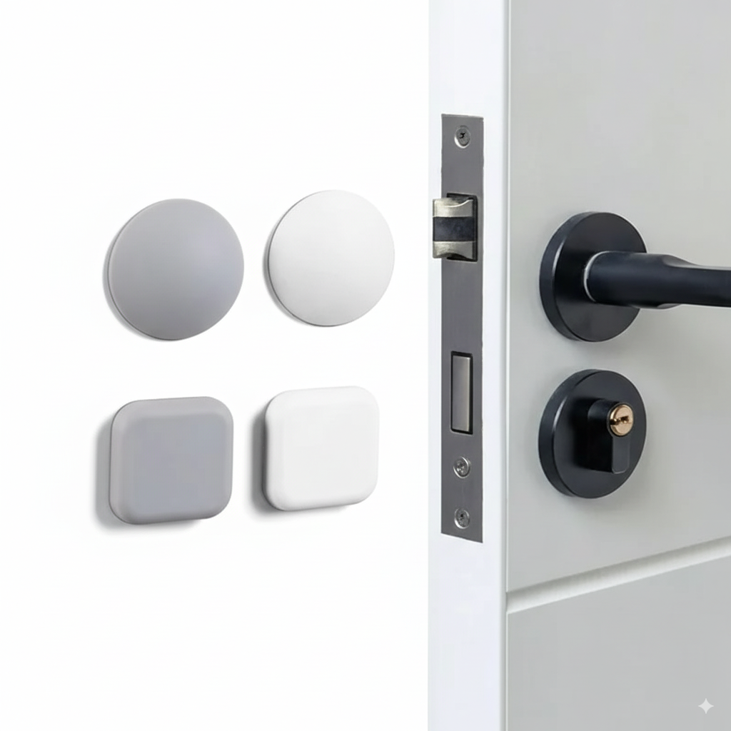 3M Silicone Door Bumper Pads – Transparent Noise & Scratch Protection