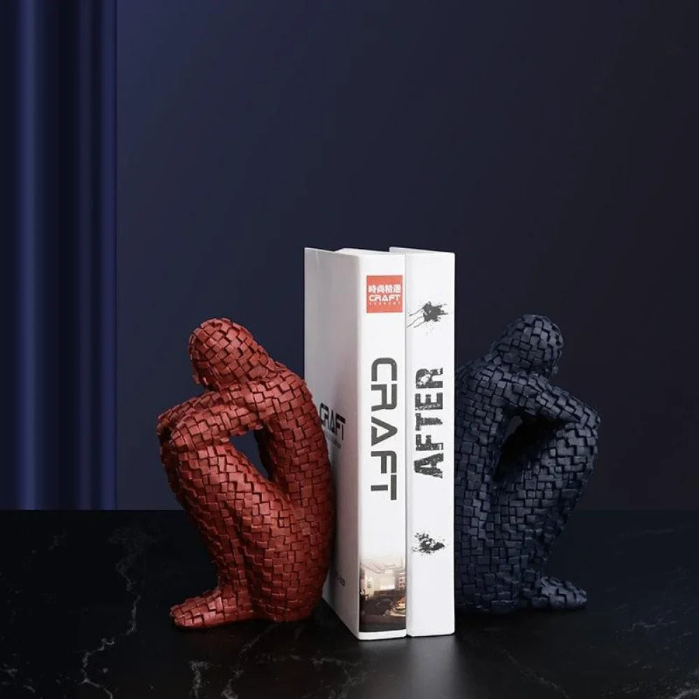 The Thinker Sculpture – Classic Resin Art Statue for Home & Office Decor