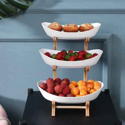 Handcrafted Wooden Fruit Basket – Rustic Storage Bowl for Kitchen, Dining & Decorative Use