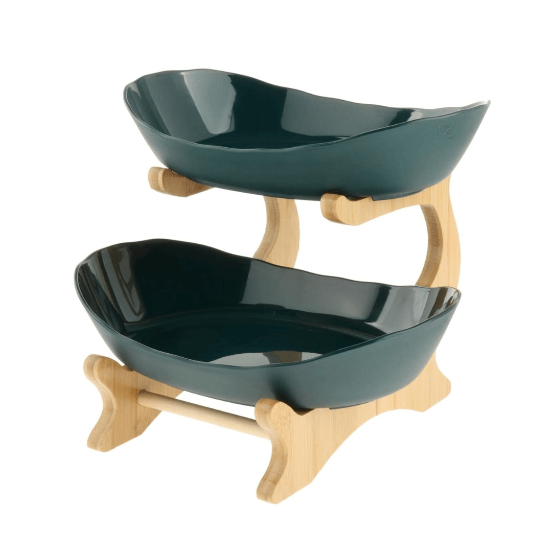 Handcrafted Wooden Fruit Basket – Rustic Storage Bowl for Kitchen, Dining & Decorative Use