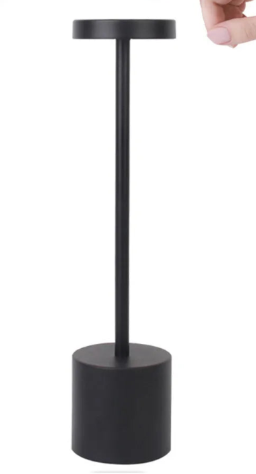 Slim Touch Table Lamp – USB Rechargeable Wireless Light for Desks, Nightstands or Study Corners