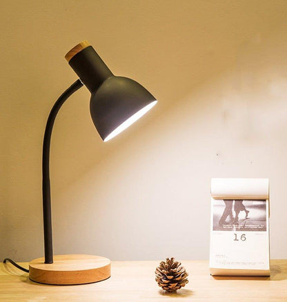Premium Wooden LED Desk Lamp – Natural Modern Reading Light for Office, Study & Bedroom