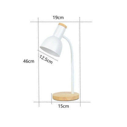 Premium Wooden LED Desk Lamp – Natural Modern Reading Light for Office, Study & Bedroom
